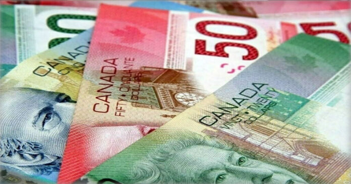 Canadian dollar falls