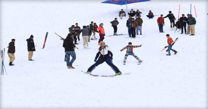 AJK women's winter sports event