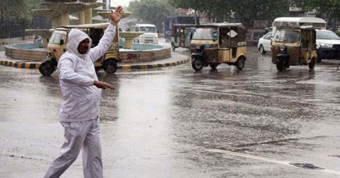 Karachi receive light rain