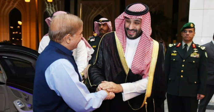 Shehbaz Sharif meets Saudi prince