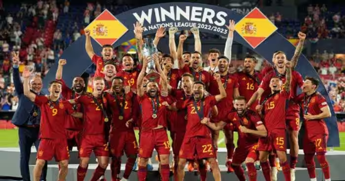 Spain win UEFA title