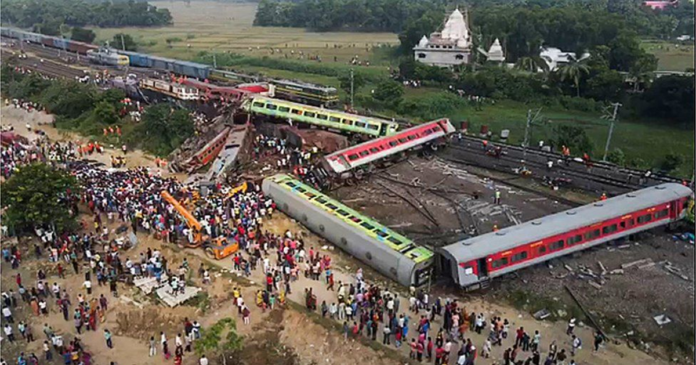 train crash in India