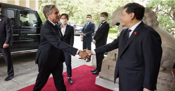 xi jinping talks with Antony Blinken