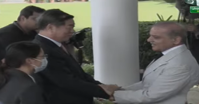 Chinese vice-premier welcome at PM House