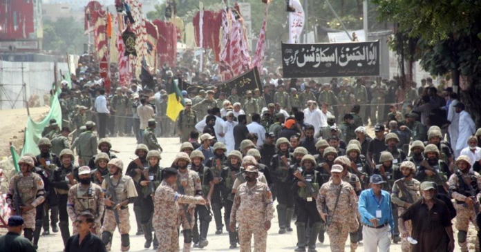 Govt decides countrywide military in Muharram