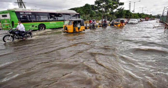 Heavy rain in India’s capital