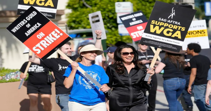 Hollywood shuts down as actors on strike