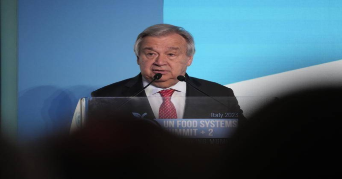 UN chief warns Earth