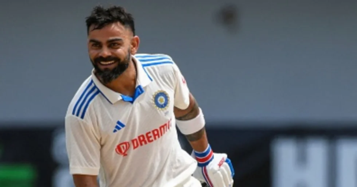Virat Kohli scores first century