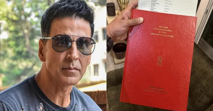 Akshay Kumar becomes Indian citizen