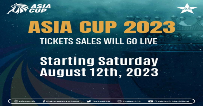 Asia Cup 2023 tickets