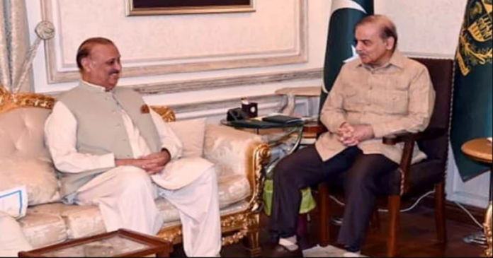 Shehbaz meets Raja Riaz