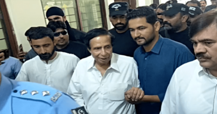 Pervaiz Elahi handed over police