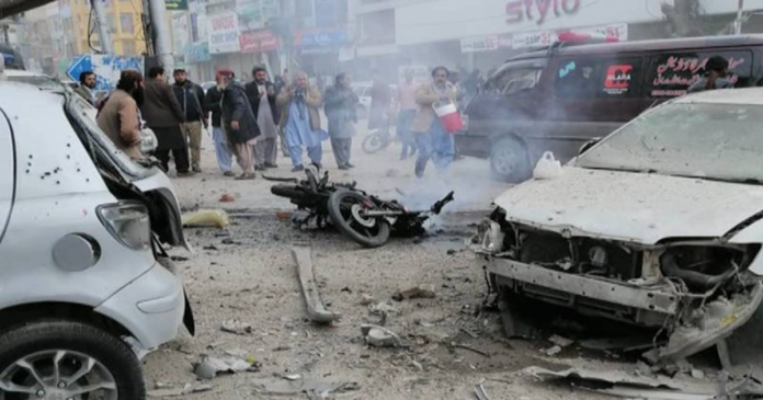 Peshawar in blast