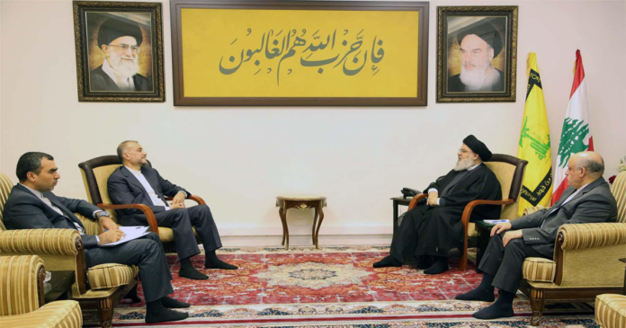 Iran FM meets Hezbollah head