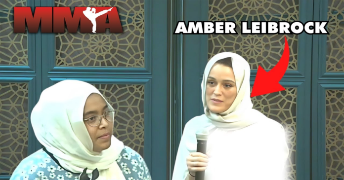 MMA fighter Amber Accepts Islam