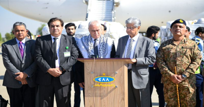 Pakistan aid to Gaza