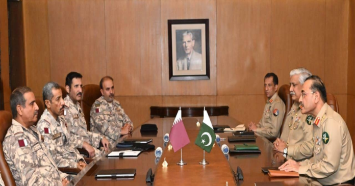 Pakistan enhancing defence ties with Qatar