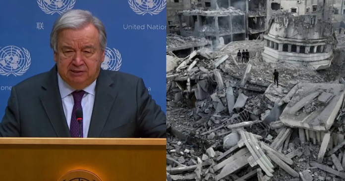 UN chief condemns Israeli 'siege' of Gaza